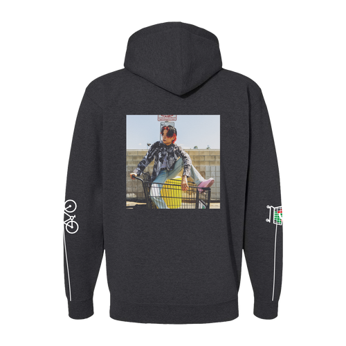 a little messed up traffic cone zip up hoodie (PRE ORDER)